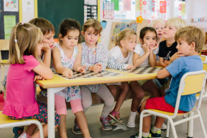 educación preescolar en el colegio francés de Reus